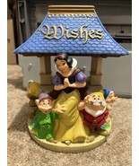 Disney World Snow White &amp; Seven Dwarfs Wishing Well Coin Piggy Bank + St... - £7.61 GBP