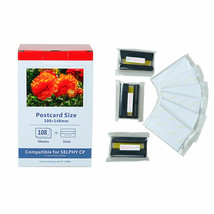 Kp-108In Color Ink Photo Paper For Canon Selphy Cp 800 730 740 750 780 7... - £46.34 GBP