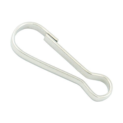 Bluemoona 100 Pcs - Metal Spring Hooks 1 1/2" 38mm Purse Pulis Snap Clip for Lan
