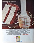 Betty Crocker Cake Mixes lavish batter crumb of cake-1964 Vintage Print Ad - €7,50 EUR