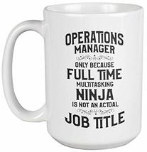 Make Your Mark Design Cool Operations Manager Coffee &amp; Tea Mug for Director or S - £19.77 GBP