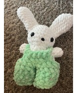 Cute bunny with mystery overalls - $22.00