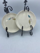 Bread &amp; Butter Plate Biscayne  Set of 2 6 1/8&quot; Plates Midcentury Modern 1950s - £10.16 GBP