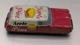 Japanese Tin Litho Toy Apple Pies Delivery Friction Car Nakamura Japan  ... - $19.79