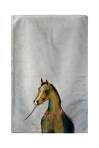 Betsy Drake Horse &amp; Garland Kitchen Towel - £23.35 GBP