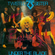 Twisted Sister Band Signed Under The Blade Album - $225.00