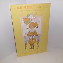 1979 Holly Hobbie Paper Doll Card American Greeting NEW Unused YELLOW B-Day - $19.80
