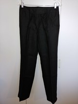 Talbots Ladies Black Pure Irish Linen PANTS-4-NWOT-NO POCKETS-NICE - £16.03 GBP