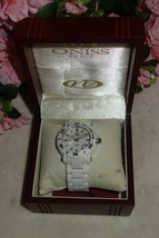 Oniss Paris Oversized HI TECH white Ceramic white dial swiss Watch NEW - £164.46 GBP