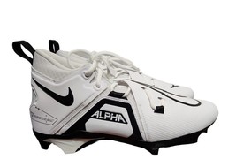 Nike Alpha Menace Pro 3 CT6649-100 Mens White Black  Size 10.5 Football Cleat - £47.47 GBP