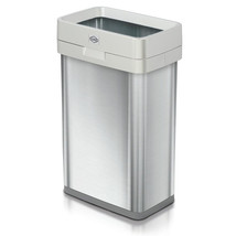 13 Gallon Trash Can - 50L Slim Open Top Garbage Bin for Commercial Space... - £206.59 GBP