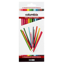 Columbia Colour Sketch Triangular Pencils (12pk) - £14.50 GBP