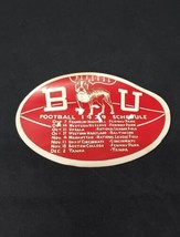 Rare 1939 Boston University BU Football Schedule Label - Games At FENWAY... - £14.32 GBP