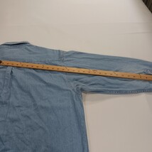 Port Authority CACTUS RN#90836 Original Denim Shirt Men's XL Blue Button-Down image 9