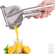 Real Stainless Steel Lemon Squeezer Citrus Juicer Hand Press Heavy Duty Manual - £30.91 GBP