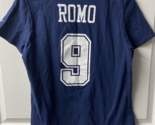 Dallas Cowboys Boys Size Large Navy Blue 9 Romo Short Sleeved Crew Neck ... - £10.49 GBP