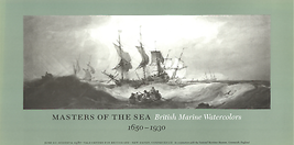 ARTIST UNKNOWN Masters of the Sea- British Marine Watercolors, 1987 - £46.72 GBP