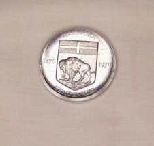 1970 Manitoba Canada Centennial Token Coin Medallion - £4.68 GBP