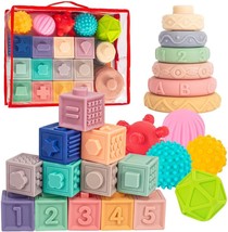 Springflower 3 In 1 Montessori Toys For Babies 0-3-6-12, 18 Months,23 Pcs - £27.02 GBP