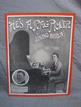 Antique 1900s &quot;He&#39;s A Rag Picker&quot; Sheet Music #289 - $19.79