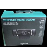Logitech C922 Pro HD Stream Webcam W/ Tripod  - $61.75 CAD