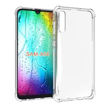 For Samsung A20/A50 TPU Shockproof Case Cover CLEAR - £4.68 GBP