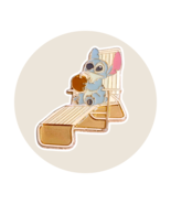 Lilo and Stitch Disney Loungefly Pin: Summer Stitch Lounge Chair - €25,72 EUR