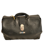 Antique Original Large Leather Doctor&#39;s Bag Emdee by Schell Cincinnati - $142.45