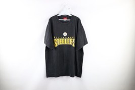 Vintage NFL Mens XL Distressed Pittsburgh Steelers Football Spell Out T-Shirt - £31.61 GBP