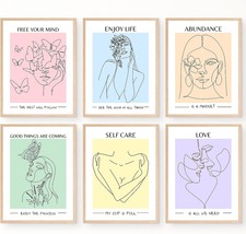 Pastel Danish Cute Posters Aesthetic Room Decor For Bedroom,, Teen Girls. - £11.21 GBP