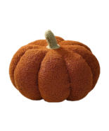 Anyhouz Throw Pillows Brown Lamb Fleece Pumpkin Plush Toys for Home Decor - $940.83 MXN