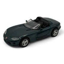 Dodge Viper RT/10 Die-Cast Model Car - Dark Green - Convertible Collectible - $9.54