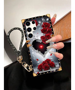 Valentine’s Rose Pattern Shockproof Phone Case for iPhone Samsung Redmi ... - $254.63 MXN