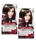 Garnier Hair Color Sensation Rich Long-Lasting Cream 3.26 Deep Burgundy ... - $18.96 CAD+