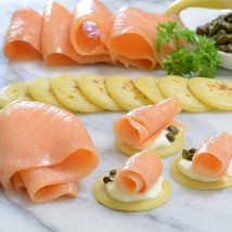 Scottish Smoked Salmon - Hand-Sliced - Kosher - 6 x 4.0 oz - £68.56 GBP