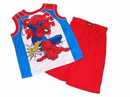 Spider-Man Boy&#39;s Hero Comic Pajama Tank and Shorts Set - $276.04 MXN
