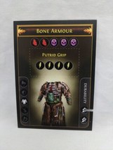 Path Of Exile Exilecon One Punch Bone Armour Putrid Grip Rare Trading Card - £155.69 GBP
