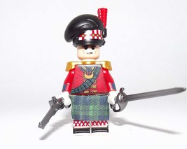 USA Minifigure Toy British Royal Highland Regiment Officer Napoleonic War Soldie - £6.11 GBP