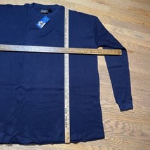 NWT Vintage New Era 5XL Blue Waffle Thermal Long Sleeve Shirt - £10.60 GBP