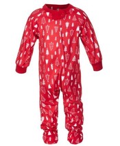 allbrand365 designer Baby Sleepwear Merry Trees Footed Pajama, Xmas Trees,6-9M - £27.05 GBP