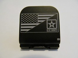 American Flag / US ARMY Laser Etched Aluminum Hat Clip Brim-it - £9.61 GBP