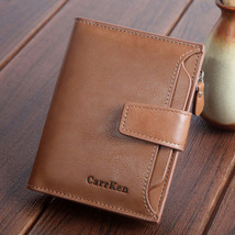 Men&#39;s Wallet Short Button Wallet Large Capacity - £15.80 GBP+