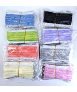 80pcs Individually Wrapped 3-Ply Disposable Face Mask 8 colors 80 facema... - $17.84 CAD
