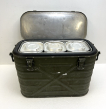 Vintage US Military AMF WYOTT Cooler Insulated Food Storage Ice Chest me... - $175.00