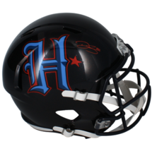 Dalton Schultz Autographed (Red) Texans H-Town Full Size Speed Helmet Be... - $203.15