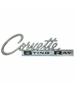 C2 1963-1965 Corvette Sting Ray Deck Lid Emblem Metal Sign - $89.99