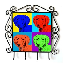 Weimaraner- clothes hanger with an image of a dog. Collection. Andy Warhol Style - £14.94 GBP