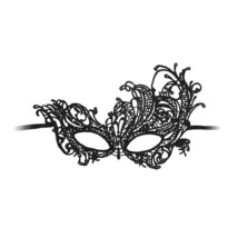Ouch Royal Black Lace Mask with Free Shipping - £47.82 GBP