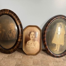 All 3 Antique Oval Portrait Picture Bundle READ [018] - $374.00