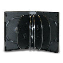 1 Multi 39Mm 12-Disc Black Cd Dvd Disc Storage Case Movie Box - $17.09